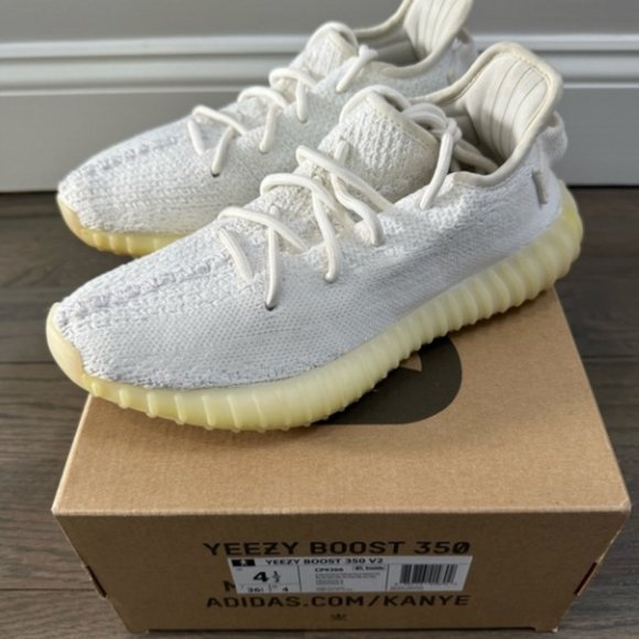 adidas Yeezy Boost 350 V2 Cream/Triple White - Picture 9 of 11